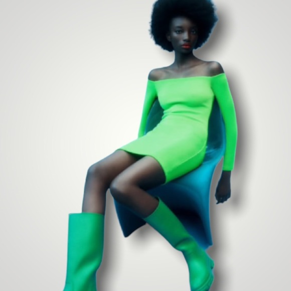 Zara Dresses & Skirts - ZARA off the shoulder dress size medium